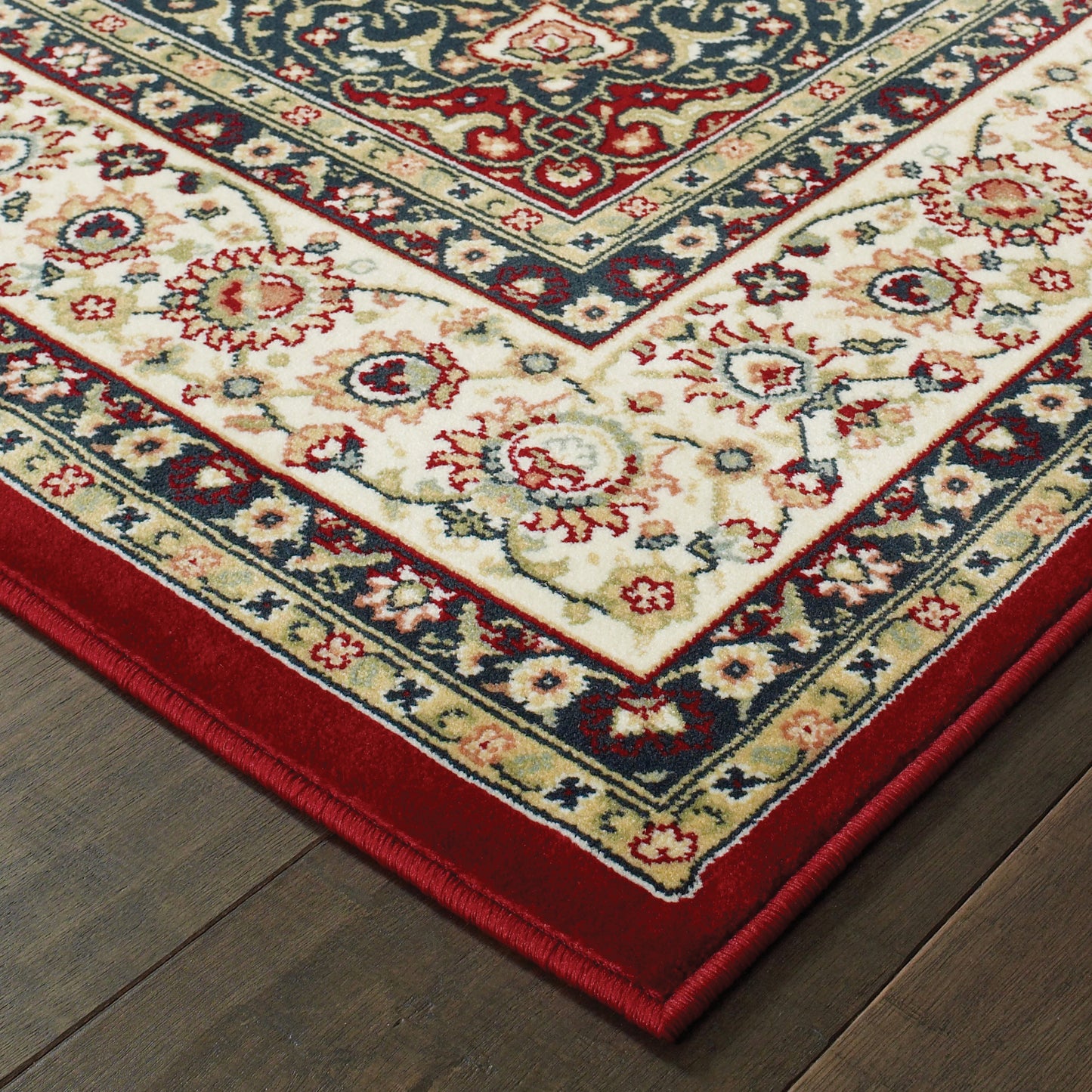 KASHAN 119N1 Red Rug - ORIENTAL WEAVERS