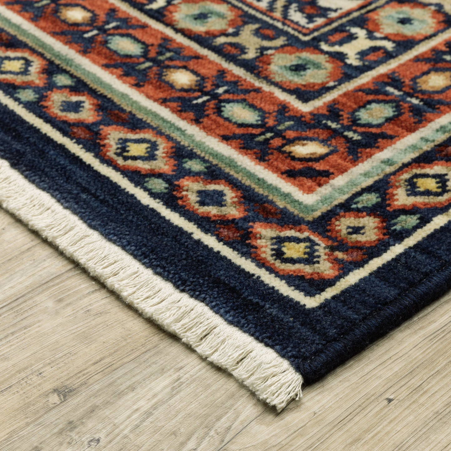LILIHAN 003B6 Navy Rug - ORIENTAL WEAVERS