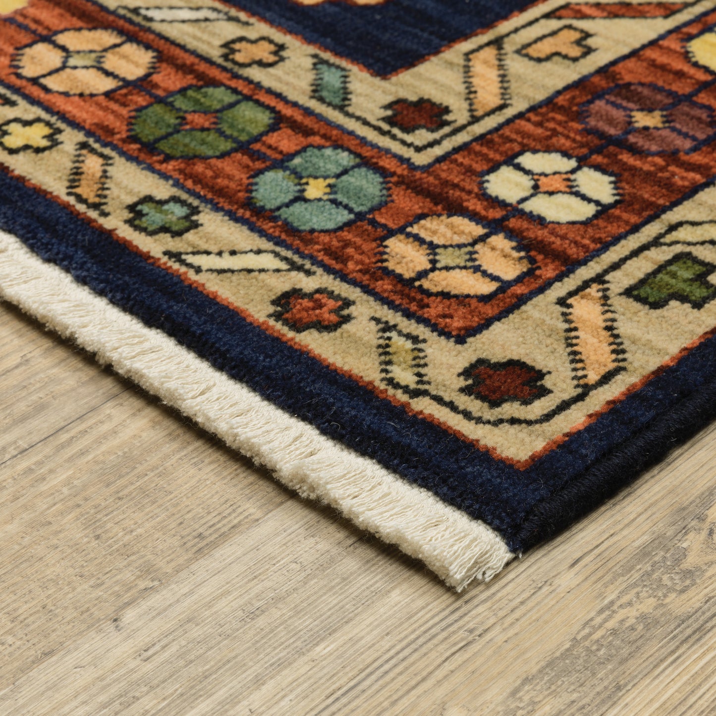 LILIHAN 090B6 Blue Rug - ORIENTAL WEAVERS