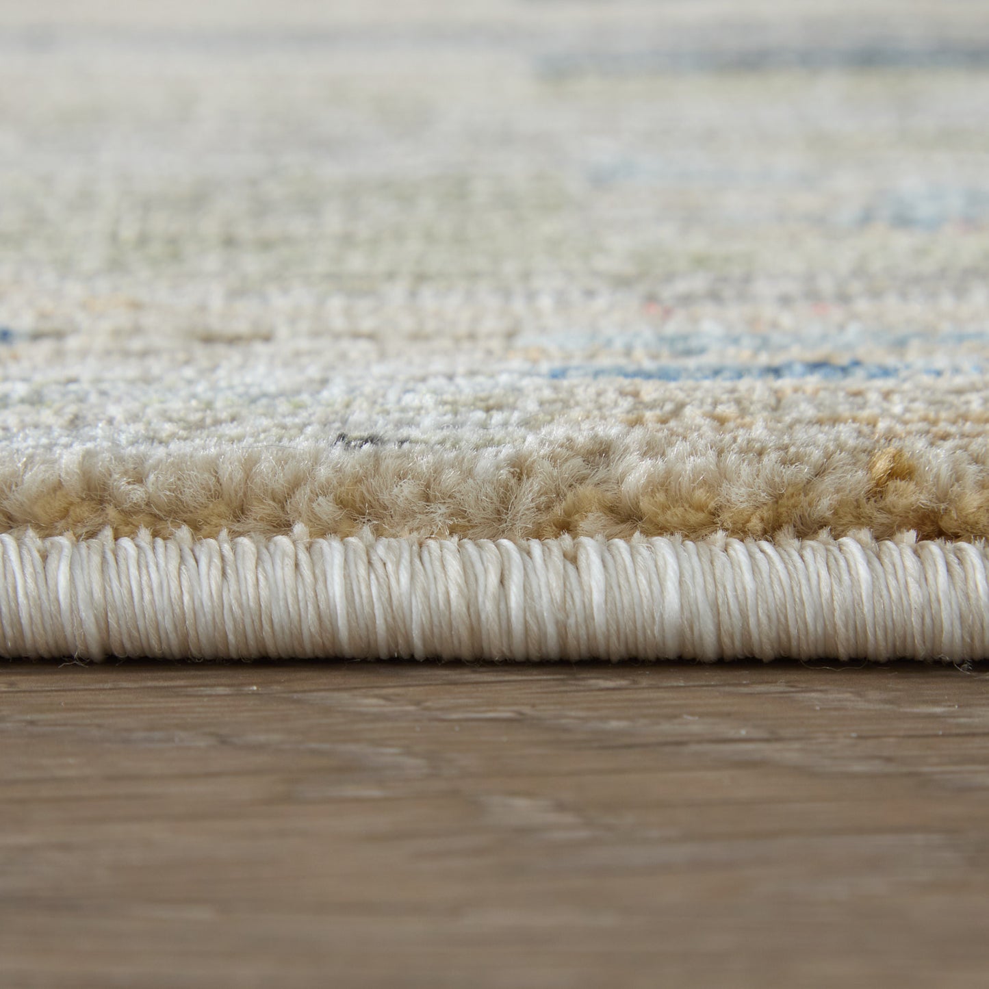 Melrose Traditional Diamond/Southwestern Ivory/Blue/Brown - Feizy Rug