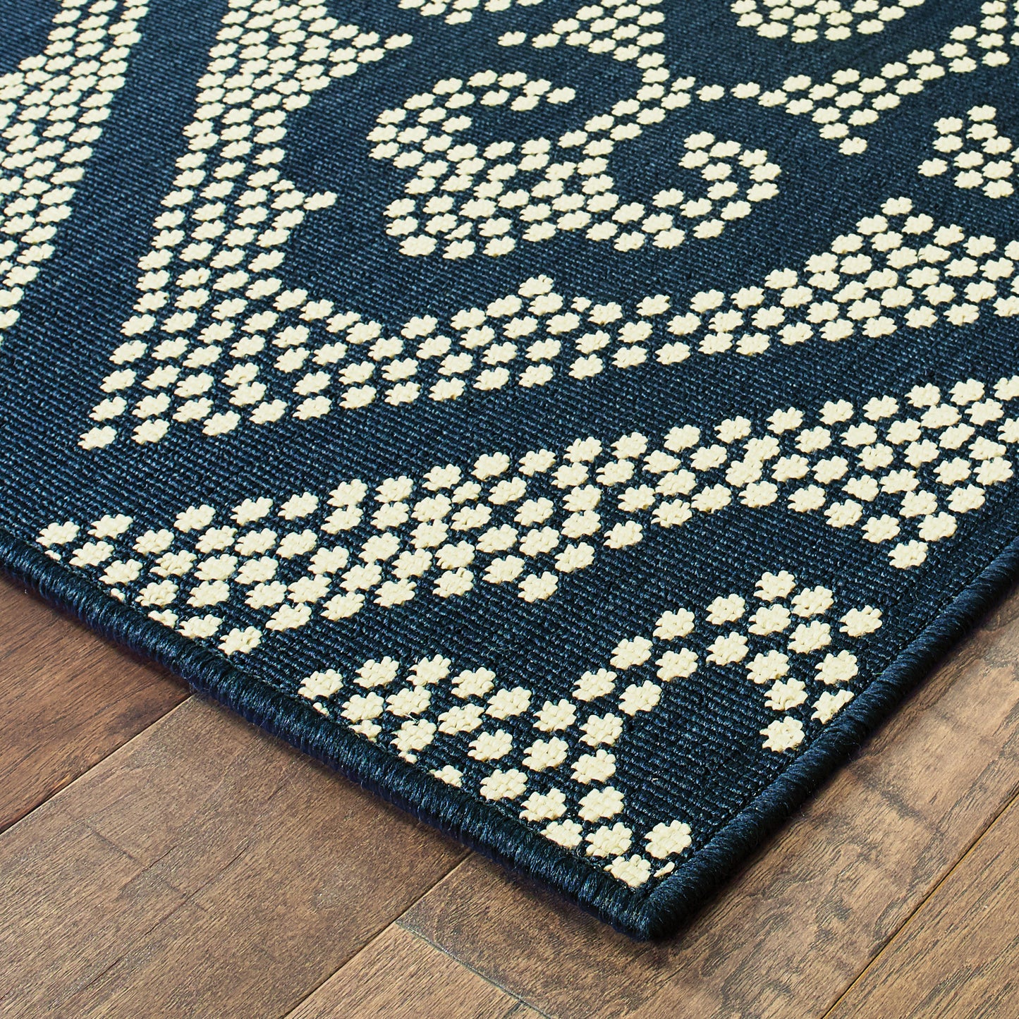 MARINA 3804B Navy Rug - ORIENTAL WEAVERS