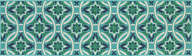 MERIDIAN 5868L Blue Rug - ORIENTAL WEAVERS