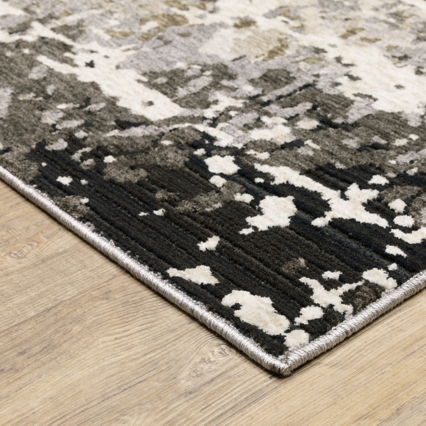 NEBULOUS 091L9 Grey Rug - ORIENTAL WEAVERS