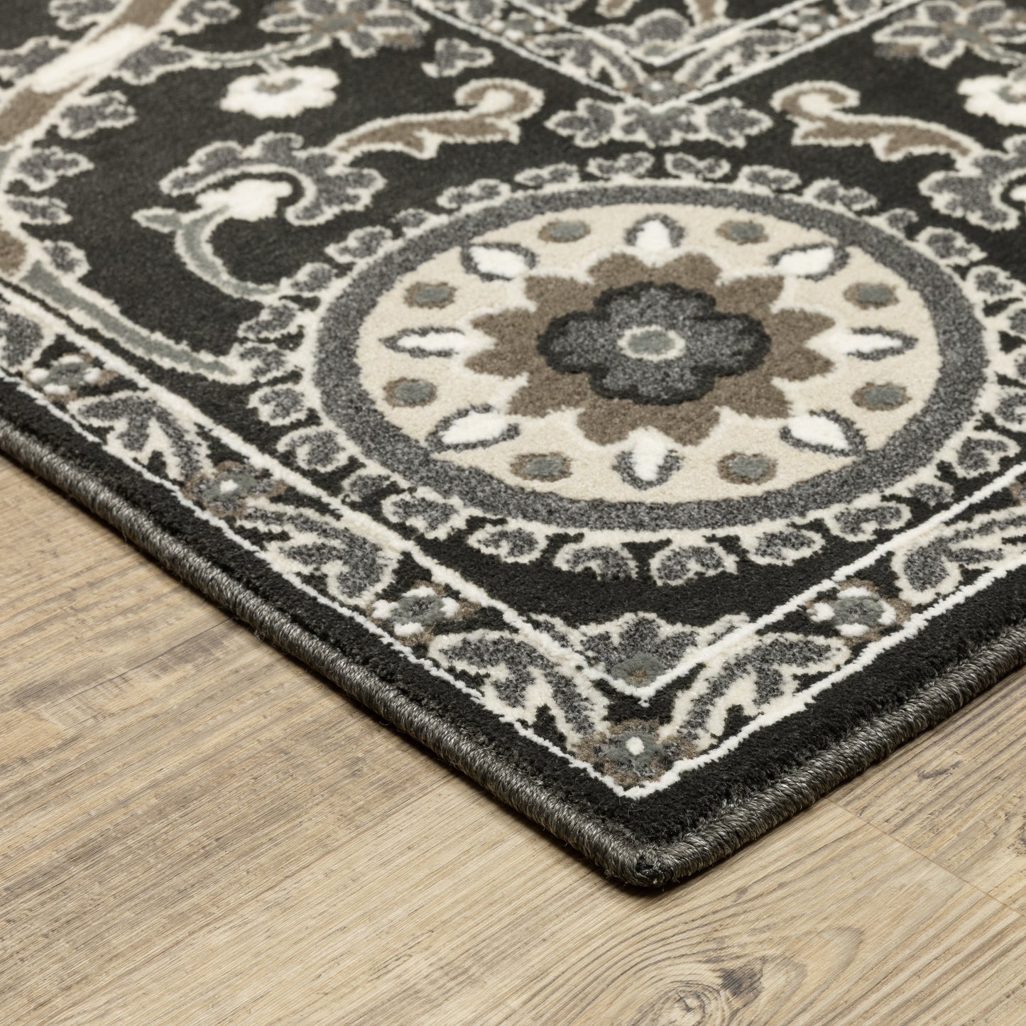 RAYLAN RAY05 Black Rug - ORIENTAL WEAVERS