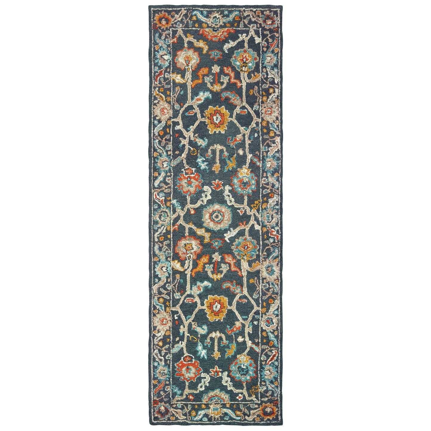 ZAHRA 75501 Blue Rug - ORIENTAL WEAVERS