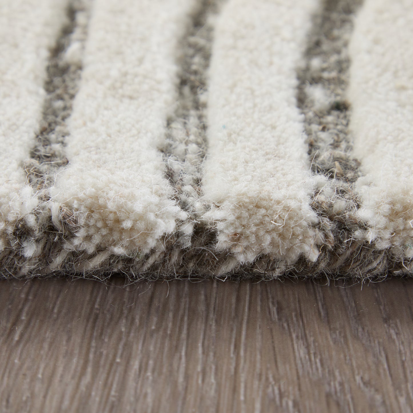 Kimball Transitional/Bohemian & Eclectic Abstract/Geometric Ivory/Gray - Feizy Rug