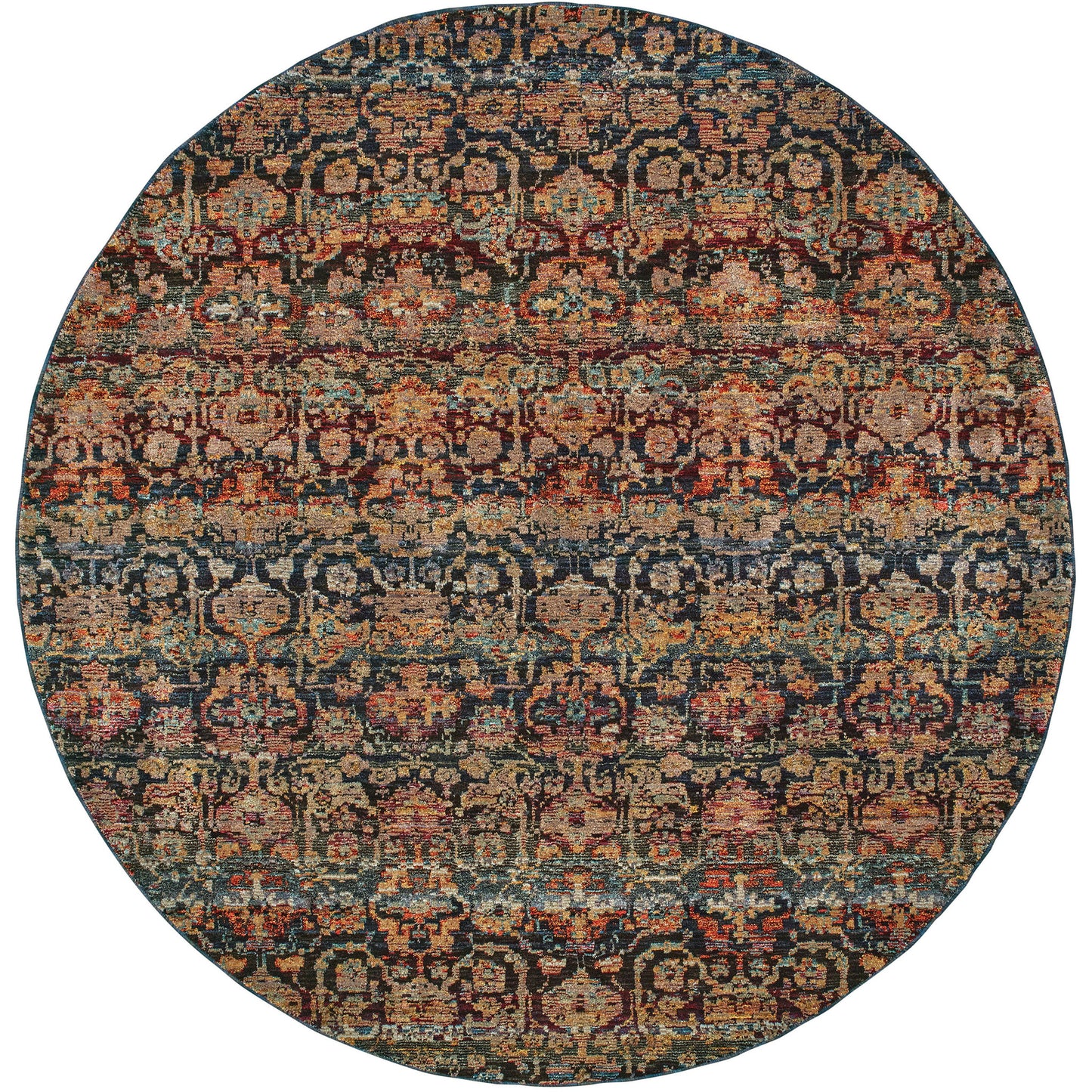 ANDORRA 6836C Blue, Brown Rug - Oriental Weavers