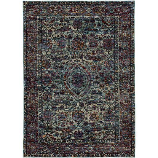 ANDORRA 6846B Blue, Purple Rug - Oriental Weavers
