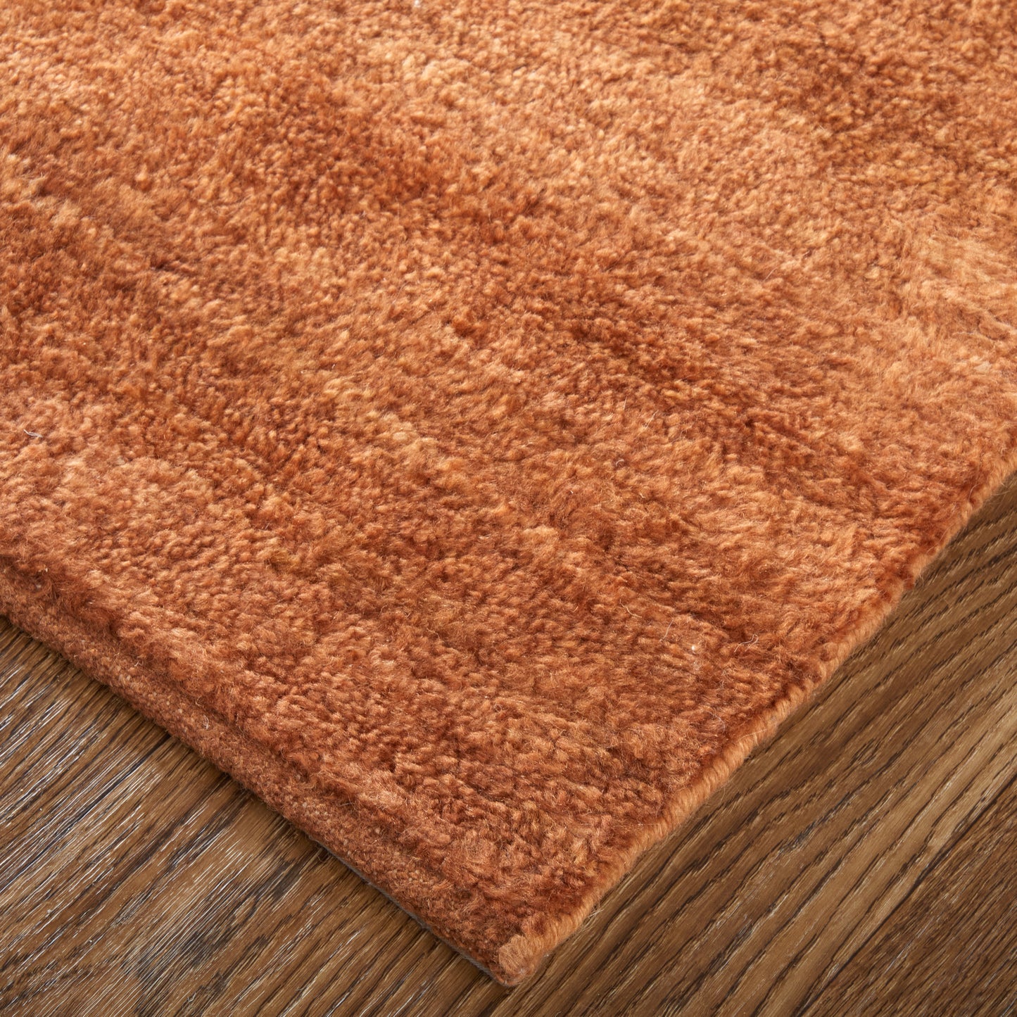 Agape Modern/Bohemian & Eclectic Abstract/Distressed Orange/White - Feizy Rug