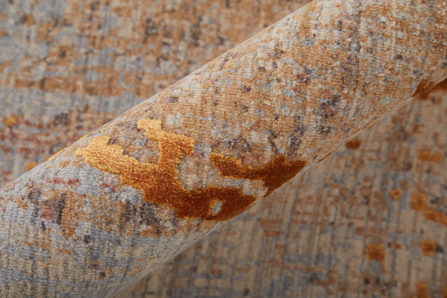 Pryor Modern/Casual/Bohemian & Eclectic Gold/Brown/Gray Area Rug