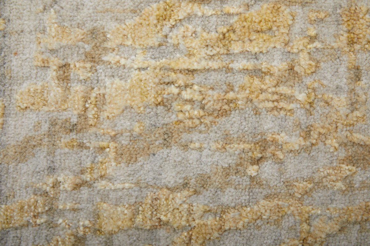 Eastfield Modern Abstract Yellow/Ivory/Gold 69FR - Feizy Rug