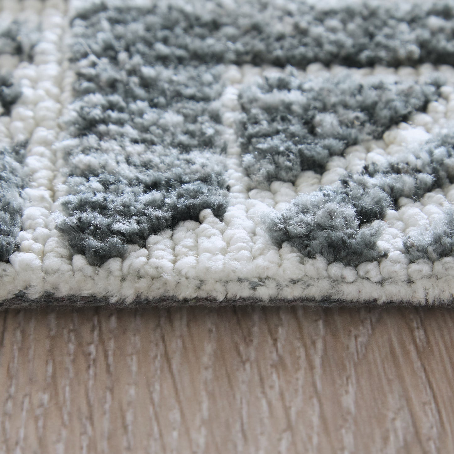 Colton Modern/Cabin & Lodge/Global Southwestern/Geometric Gray/Black/Ivory - Feizy Rug