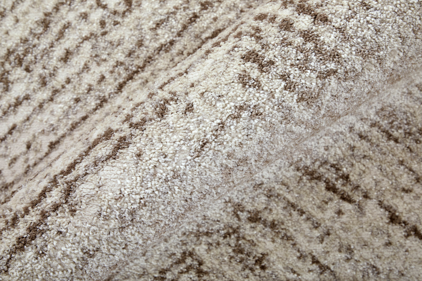 Vancouver Modern/Casual/Scandinavian Ivory/Tan/Brown Accent Rug