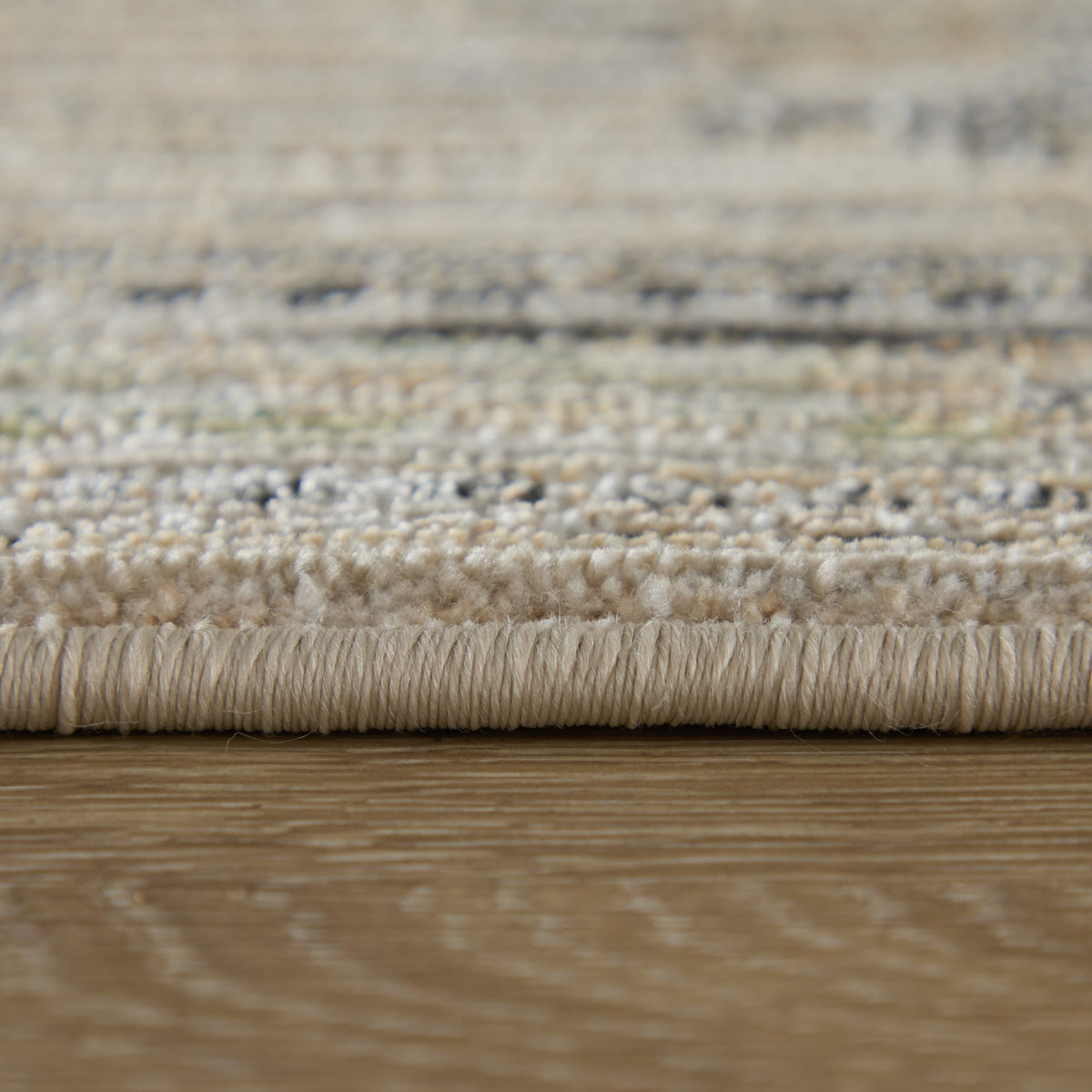 Augustine Traditional/Classic/Vintage Medallion/Bordered/Distressed Tan/Green/Ivory - Feizy Rug