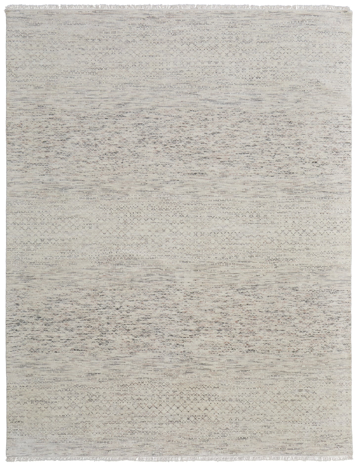 Branson Transitional/Casual/Scandinavian Solid/Geometric Ivory/Pink/Gray - Feizy Rug