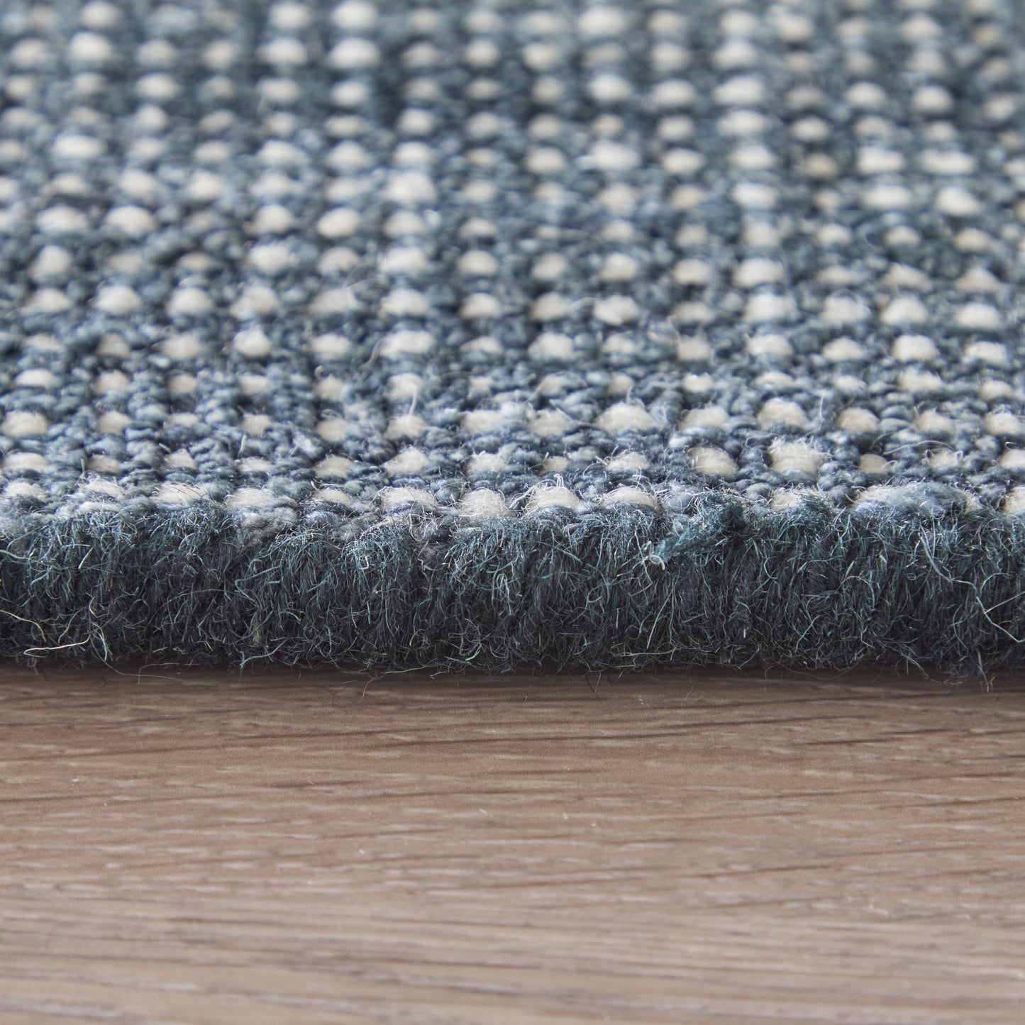Fleetwood Modern/Casual Solid Blue - Feizy Rug