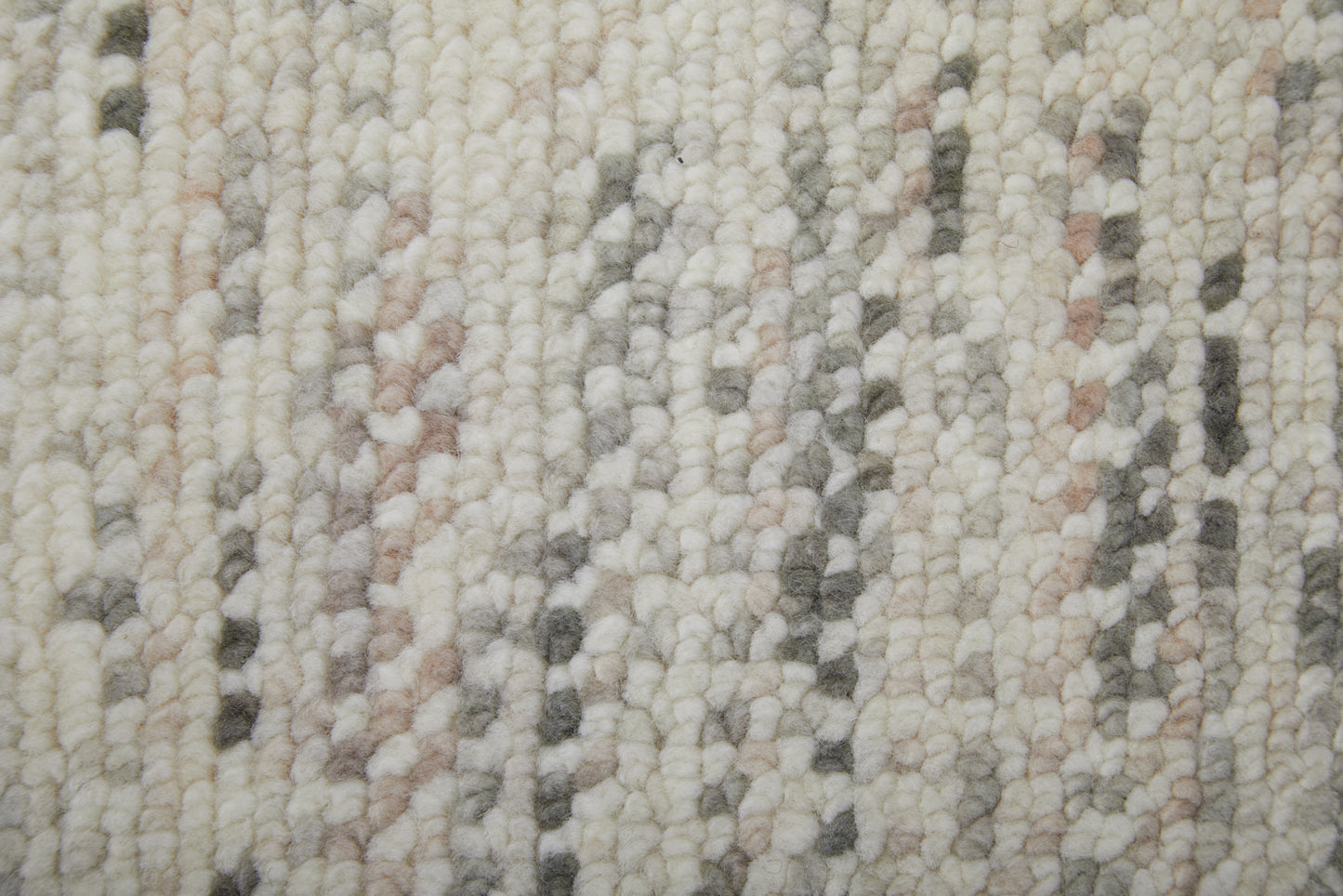 Branson Transitional/Casual/Scandinavian Solid/Geometric Ivory/Pink/Gray - Feizy Rug
