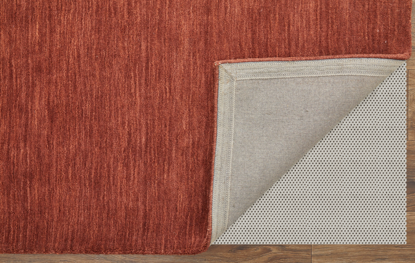 Luna Modern/Casual Orange/Red Area Rug