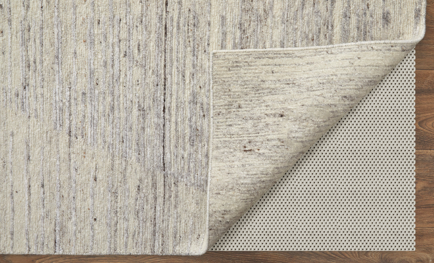 Brighton Modern/Casual/Global Ivory/Taupe/Silver Accent Rug