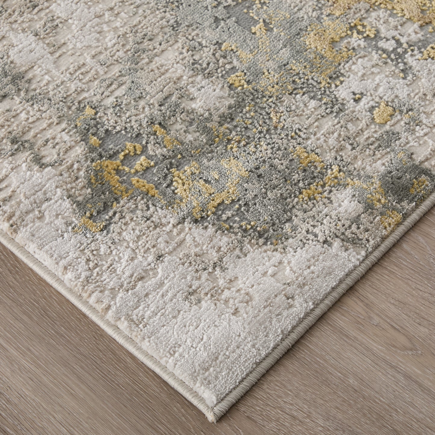 Waldor Modern/Luxury & Glam/Casual Ivory/Gold/Gray Runner  Feizy Rugs Small Parcel,Feizy Rugs,Waldor,Ivory/Gold/Gray,2'10" x 7'10",Runner,Polypropylene/Polyester,Modern/Luxury & Glam/Casual,Turkey