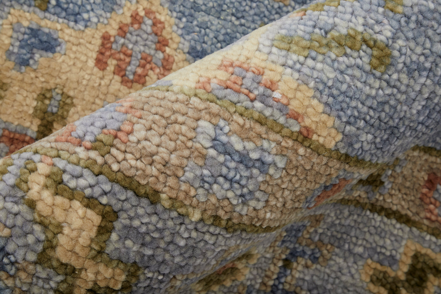 Fillmore Transitional/Bohemian & Eclectic/Craftsman Blue/Green/Yellow Accent Rug