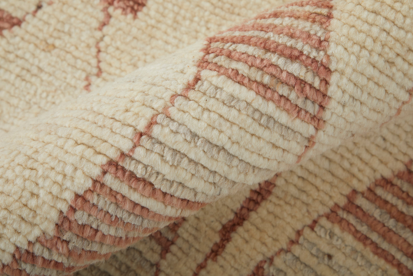 Kasbah Transitional/Global/Craftsman Tan/Gray/Red Area Rug