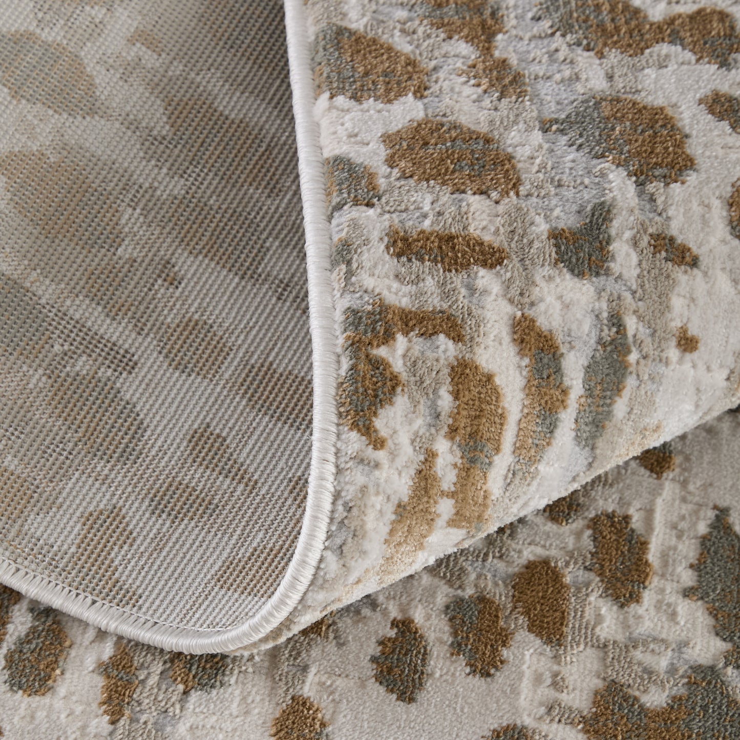 Waldor Modern/Casual/Luxury & Glam Brown/Ivory/Tan Area Rug