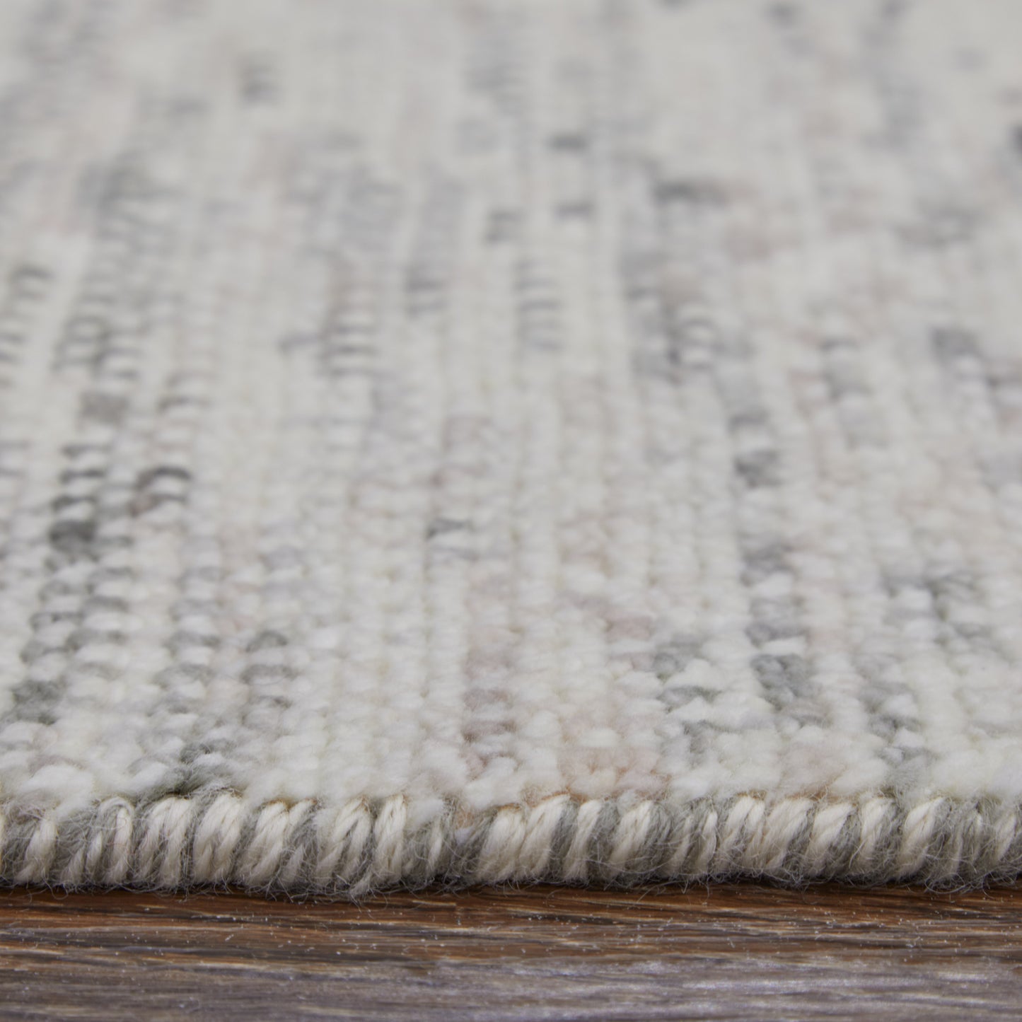 Branson Transitional/Casual/Scandinavian Solid/Geometric Ivory/Pink/Gray - Feizy Rug