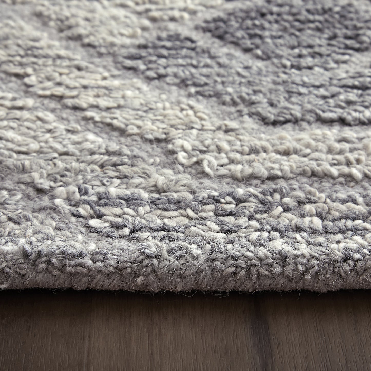 Asher Transitional/Industrial/Global Distressed/Geometric Gray/Ivory/Taupe - Feizy Rug