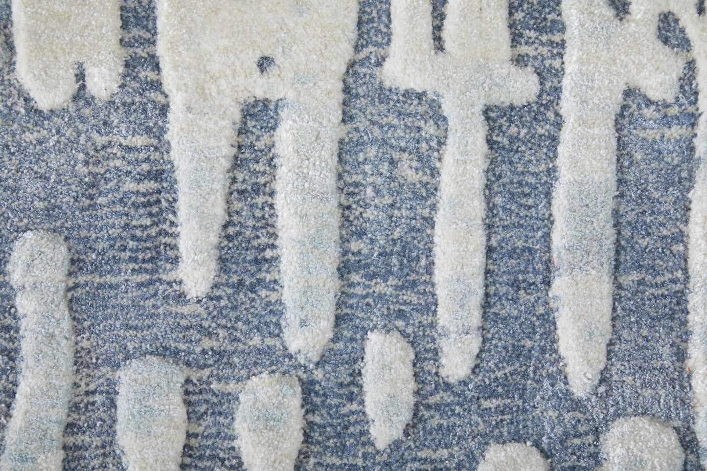 Braden Modern/Industrial/Casual Abstract/Watercolor Blue/Ivory - Feizy Rug