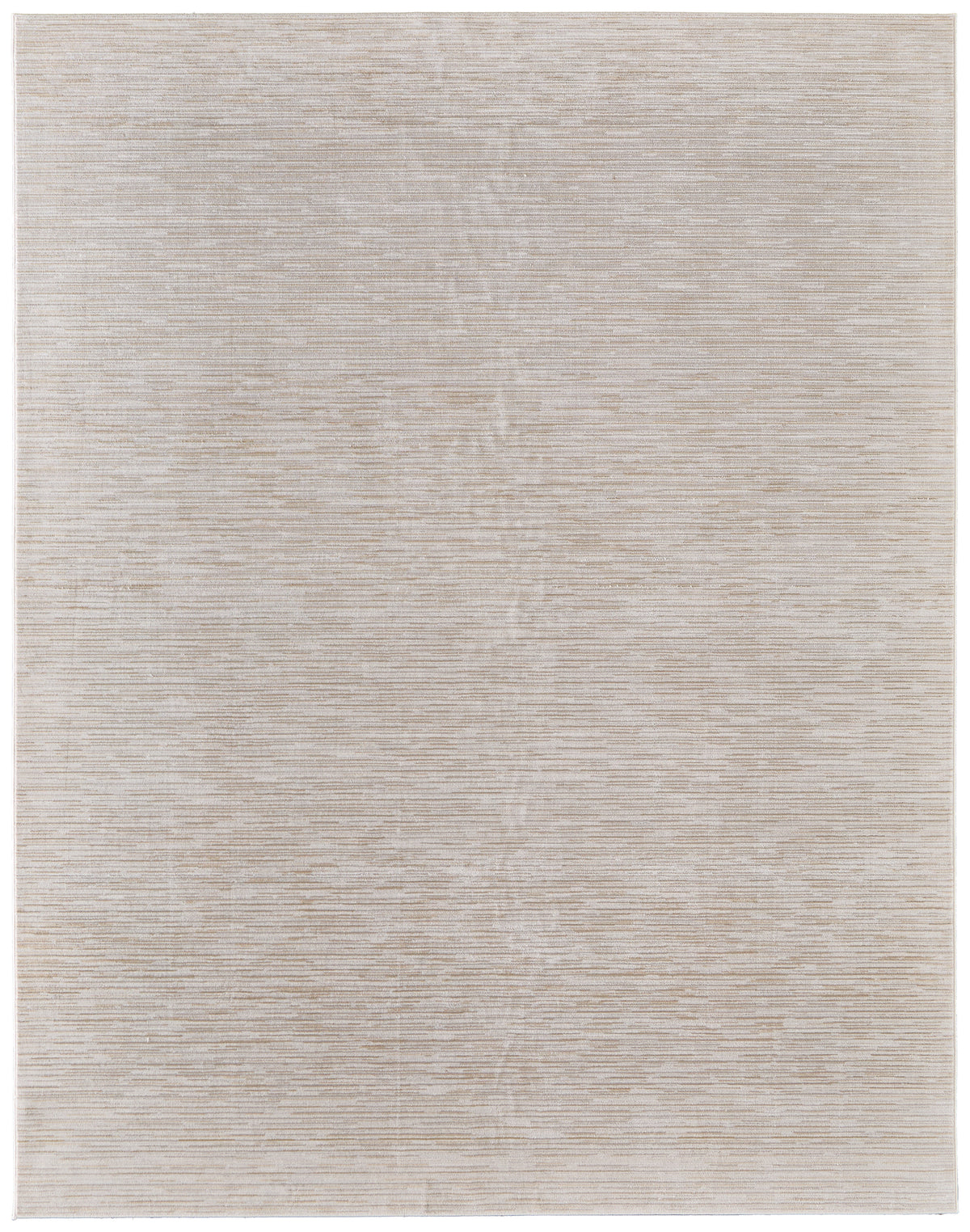 Priestley Modern Solid/Stripes Ivory - Feizy Rug