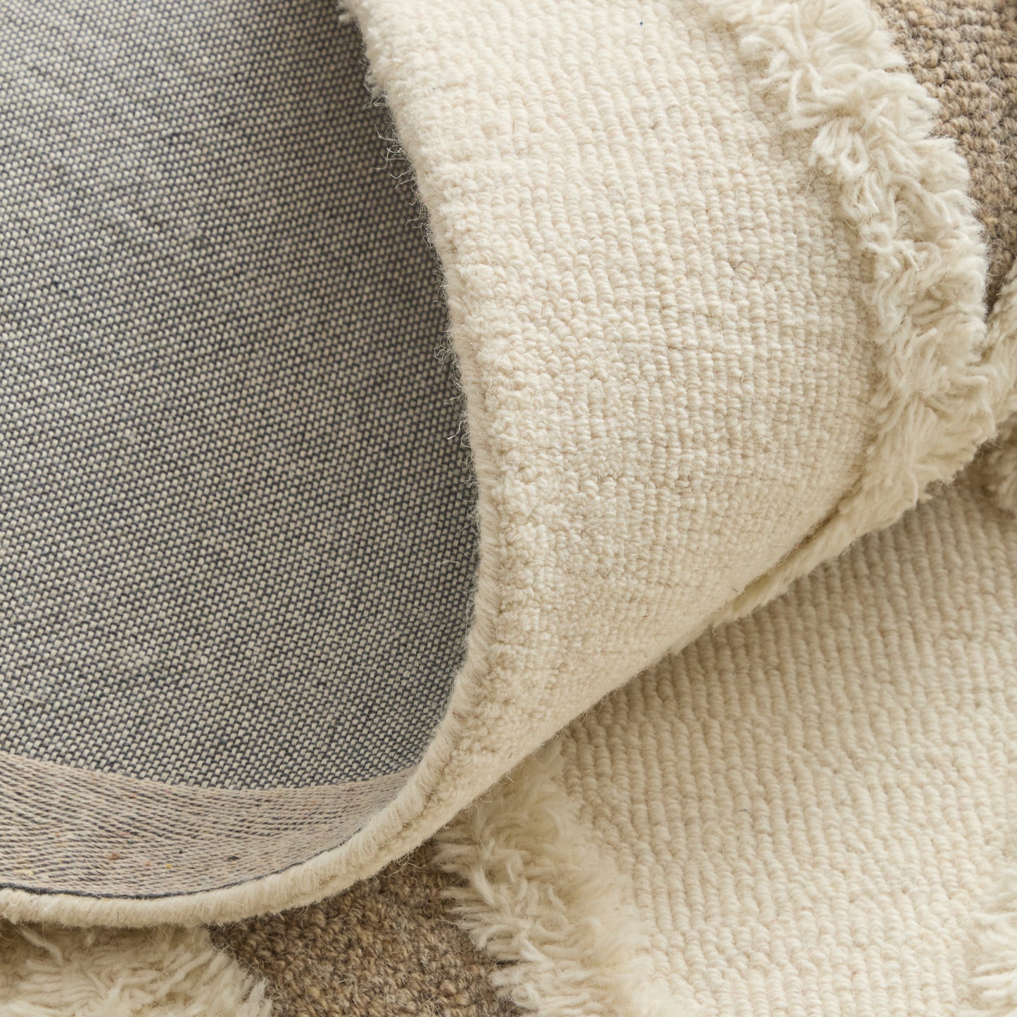 Anica Transitional/Moroccan/Casual Ivory/Taupe/Brown Area Rug