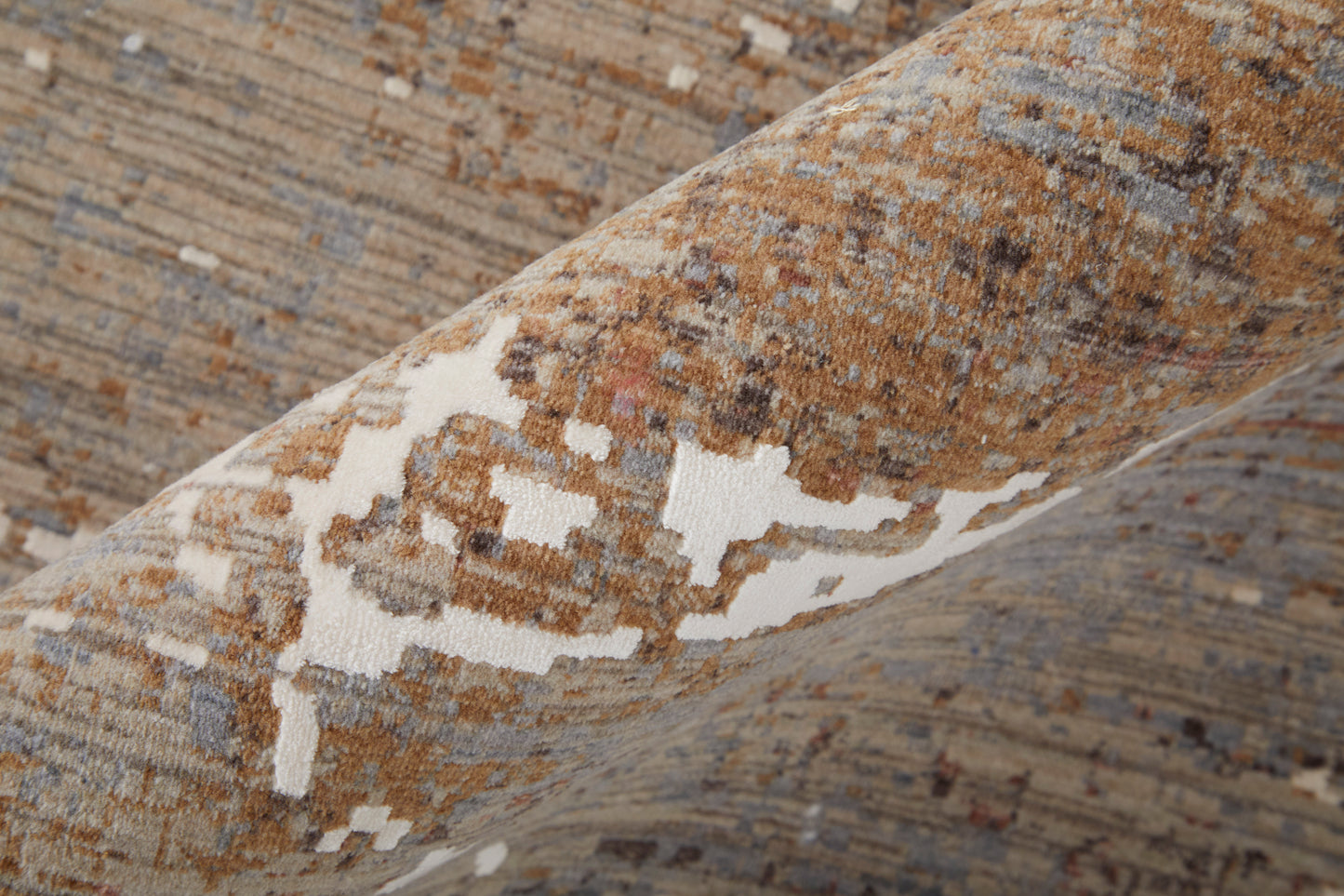 Pryor Modern/Bohemian & Eclectic/Casual Taupe/Brown/White Area Rug