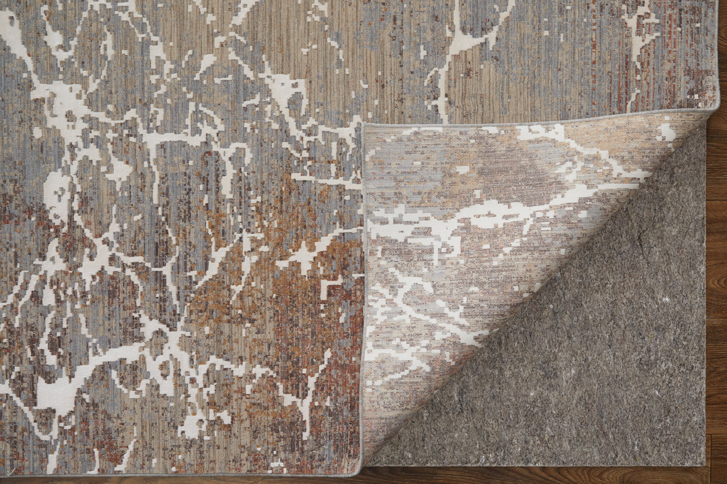 Pryor Modern/Bohemian & Eclectic/Casual Taupe/Brown/White Area Rug