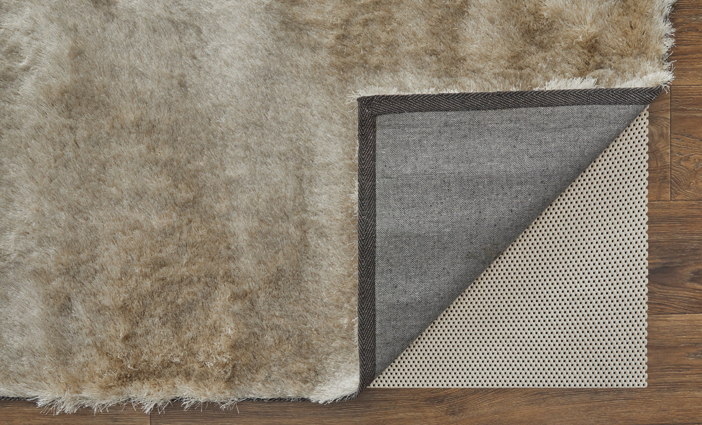 Indochine Modern/Luxury & Glam/Casual Solid Tan/Taupe - Feizy Rug