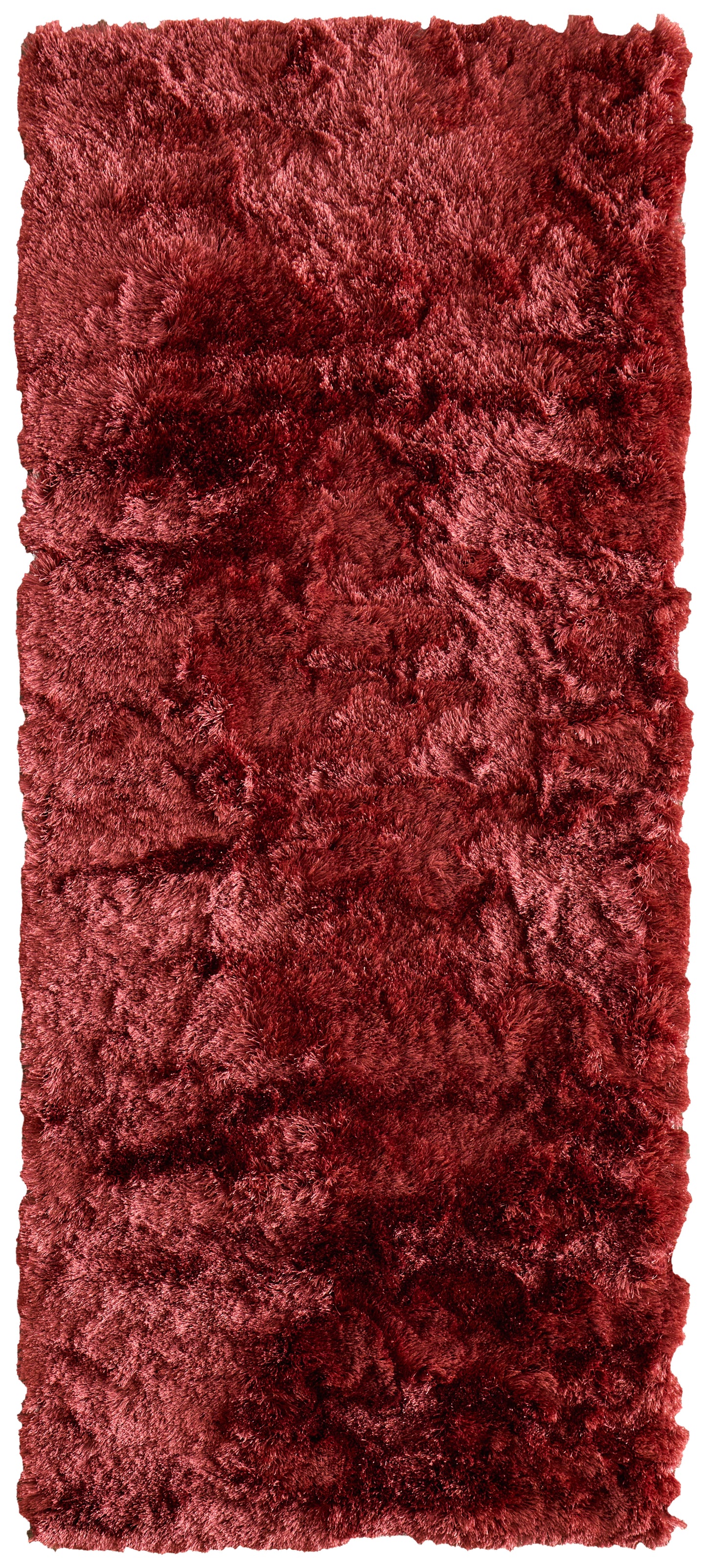 Indochine Modern/Luxury & Glam/Casual Solid Red/Orange - Feizy Rug