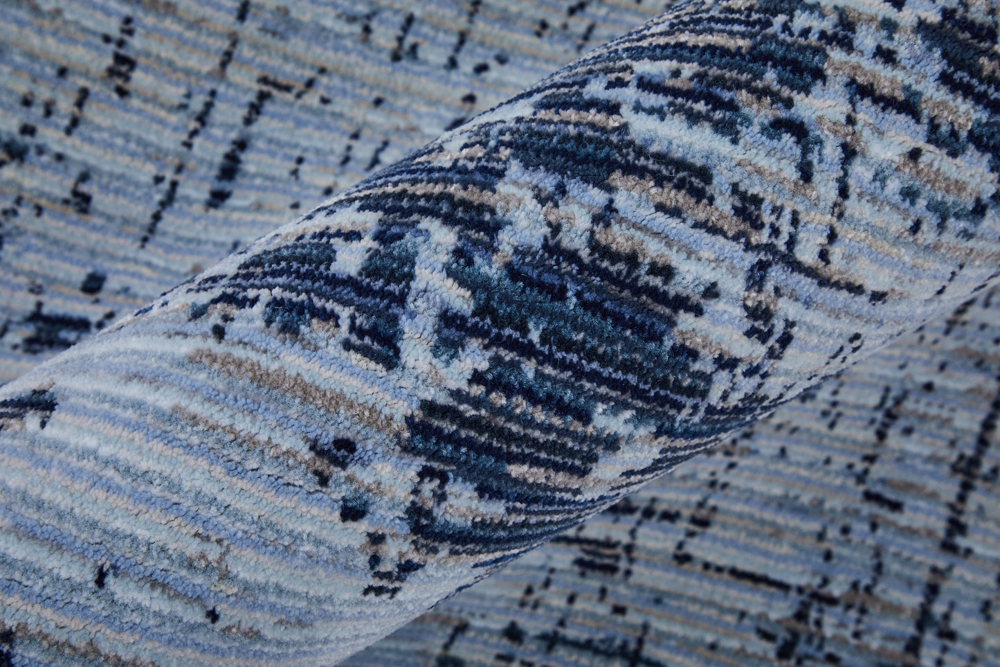 Sonora Modern/Bohemian & Eclectic Blue/Black Area Rug