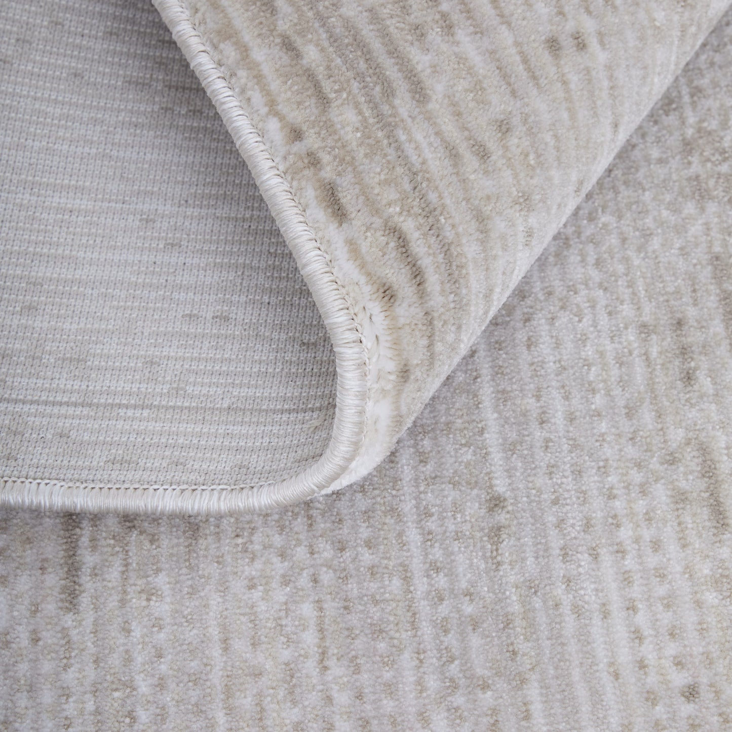 Deja Modern/Casual Solid Ivory/Silver - Feizy Rug
