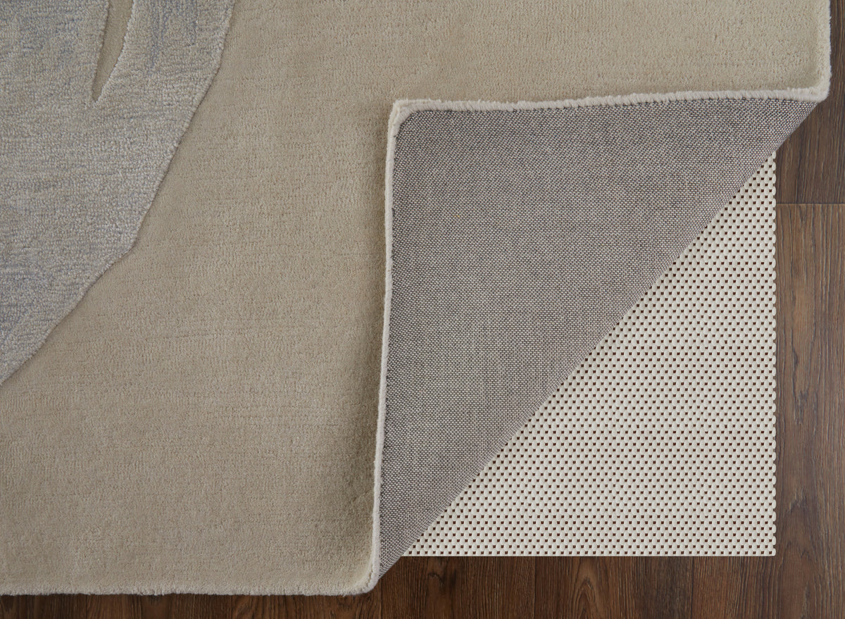 Anya Transitional/Industrial/Casual Abstract/Watercolor Blue/Ivory 8887 - Feizy Rug