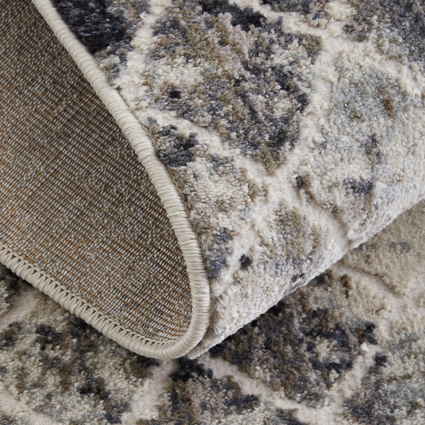 Kano Transitional/Casual/Bohemian & Eclectic Ivory/Gray/Taupe Runner  Feizy Rugs Small Parcel,Feizy Rugs,Kano,Ivory/Gray/Taupe,2'7" x 8',Runner,Polypropylene/Polyester,Transitional/Casual/Bohemian & Eclectic,Turkey