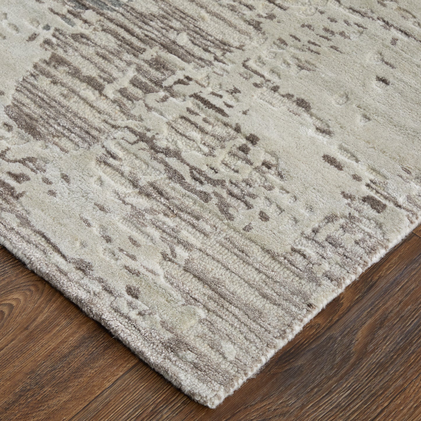 Zarah Modern/Bohemian & Eclectic Brown/Tan/Black Area Rug