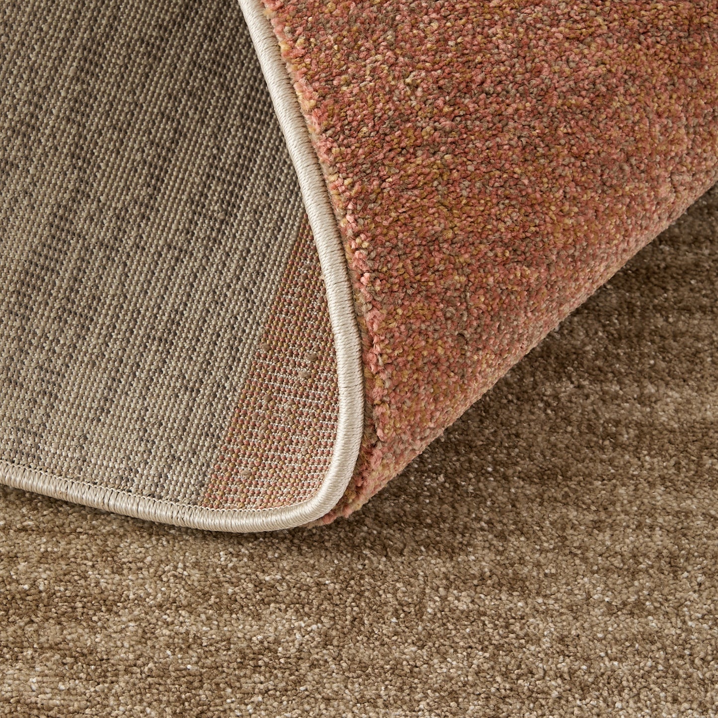 Eden Modern Color Block/Geometric Ivory/Brown/Blue - Feizy Rug