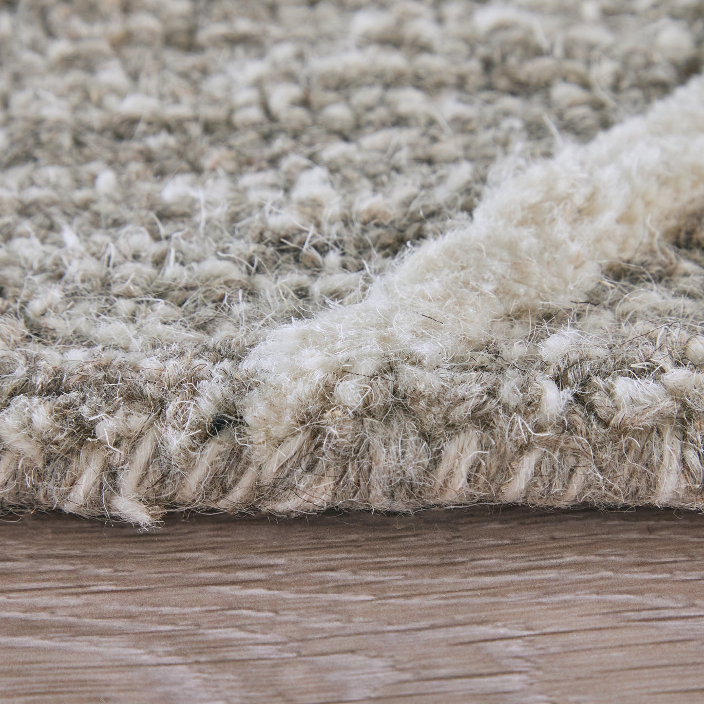 Euclid Transitional/Industrial/Farmhouse Abstract/Geometric Taupe/Ivory/Gray - Feizy Rug