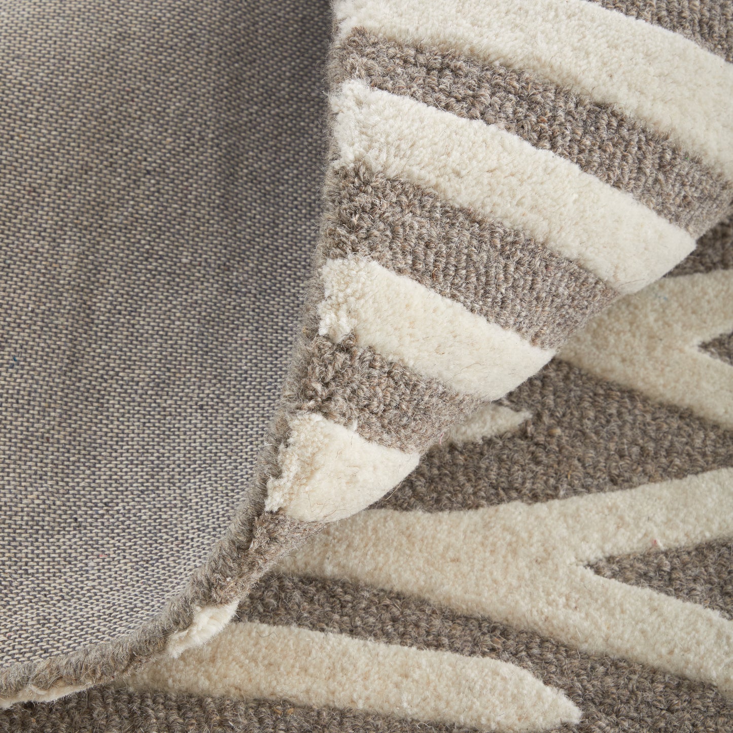 Kimball Transitional/Casual Abstract/Geometric Taupe/Ivory - Feizy Rug