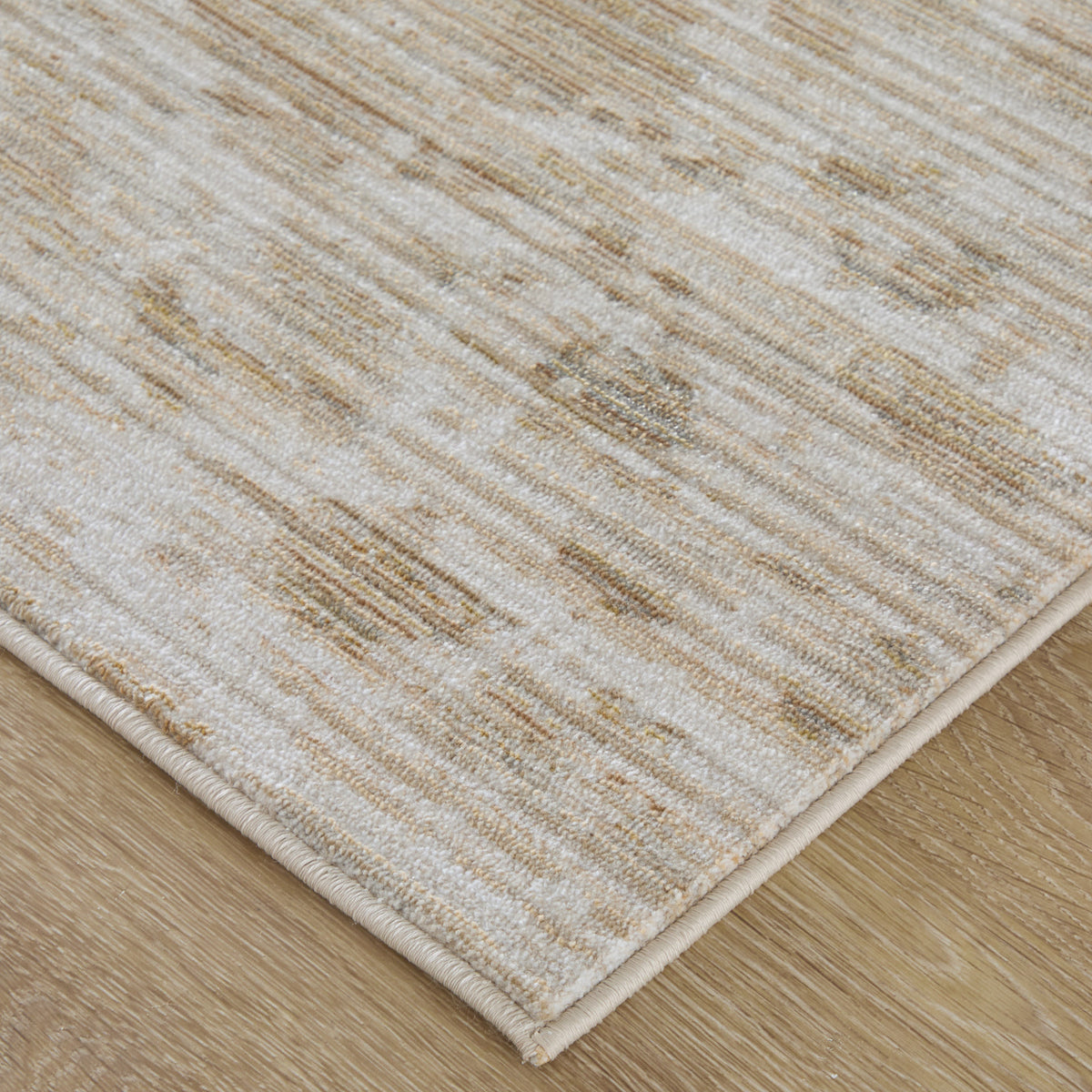 Greenwich Modern Abstract/Diamond/Distressed Tan/Ivory - Feizy Rug