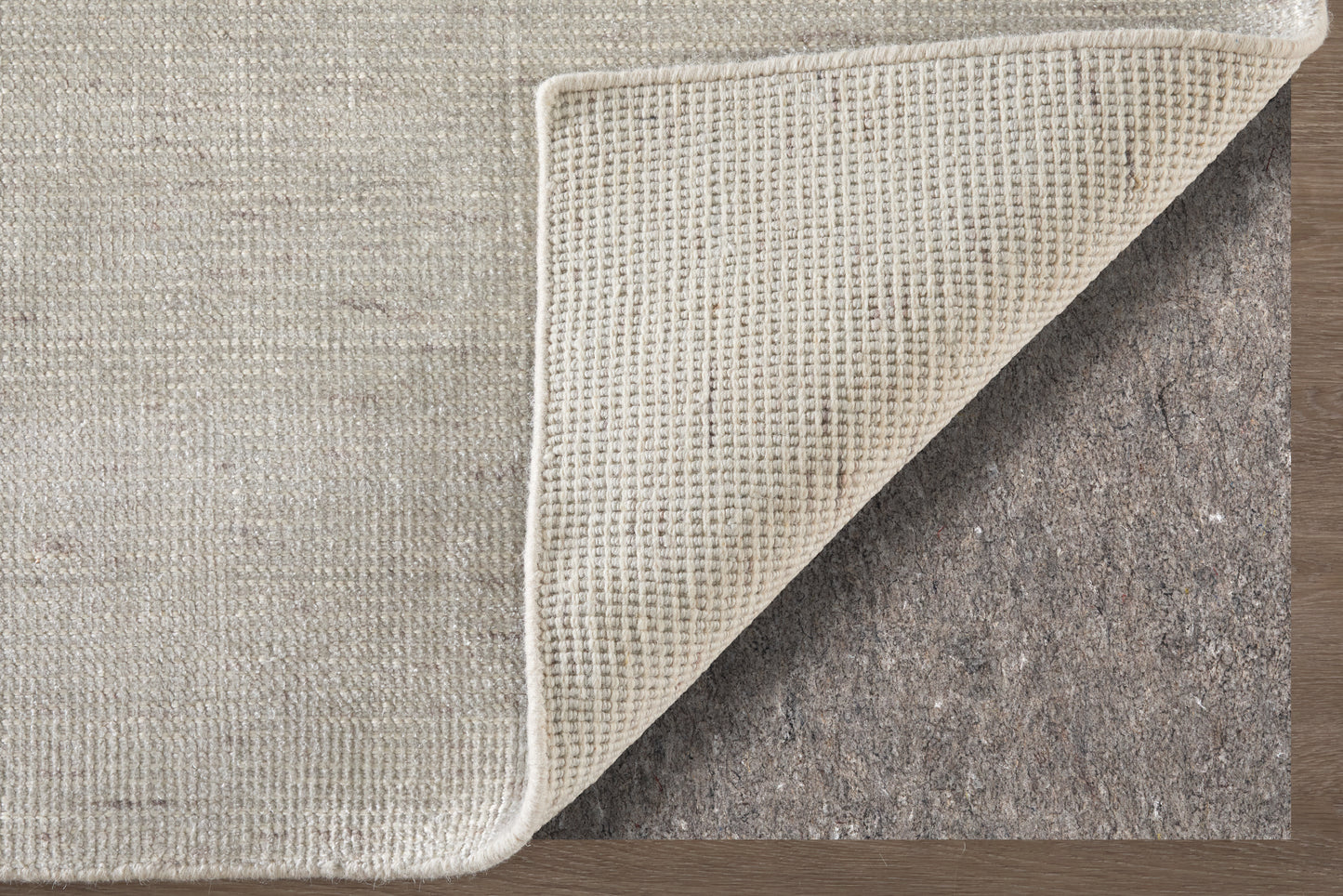 Fleetwood Modern/Casual Solid Gray - Feizy Rug