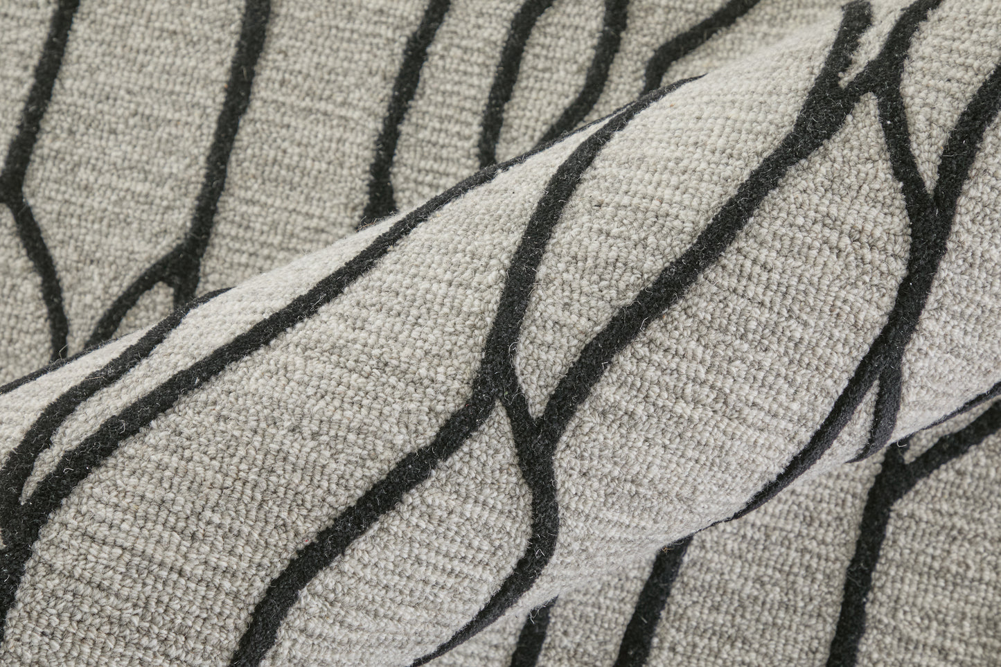 Enzo Transitional/Casual/Natural Ivory/Black/Taupe Accent Rug