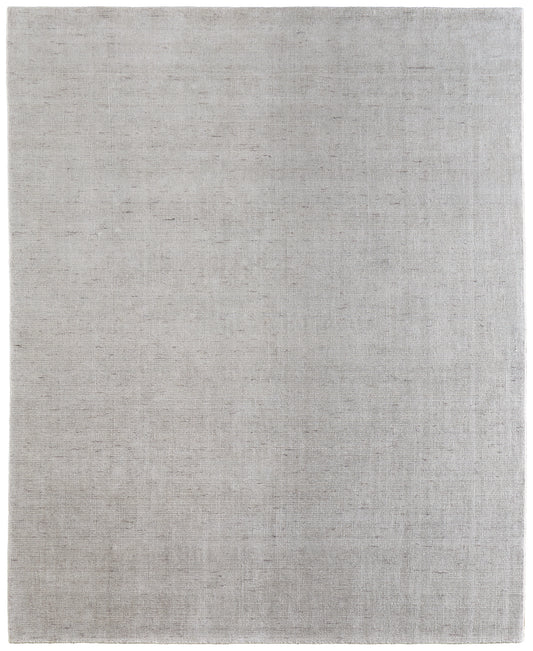 Fleetwood Modern/Casual Solid Gray - Feizy Rug