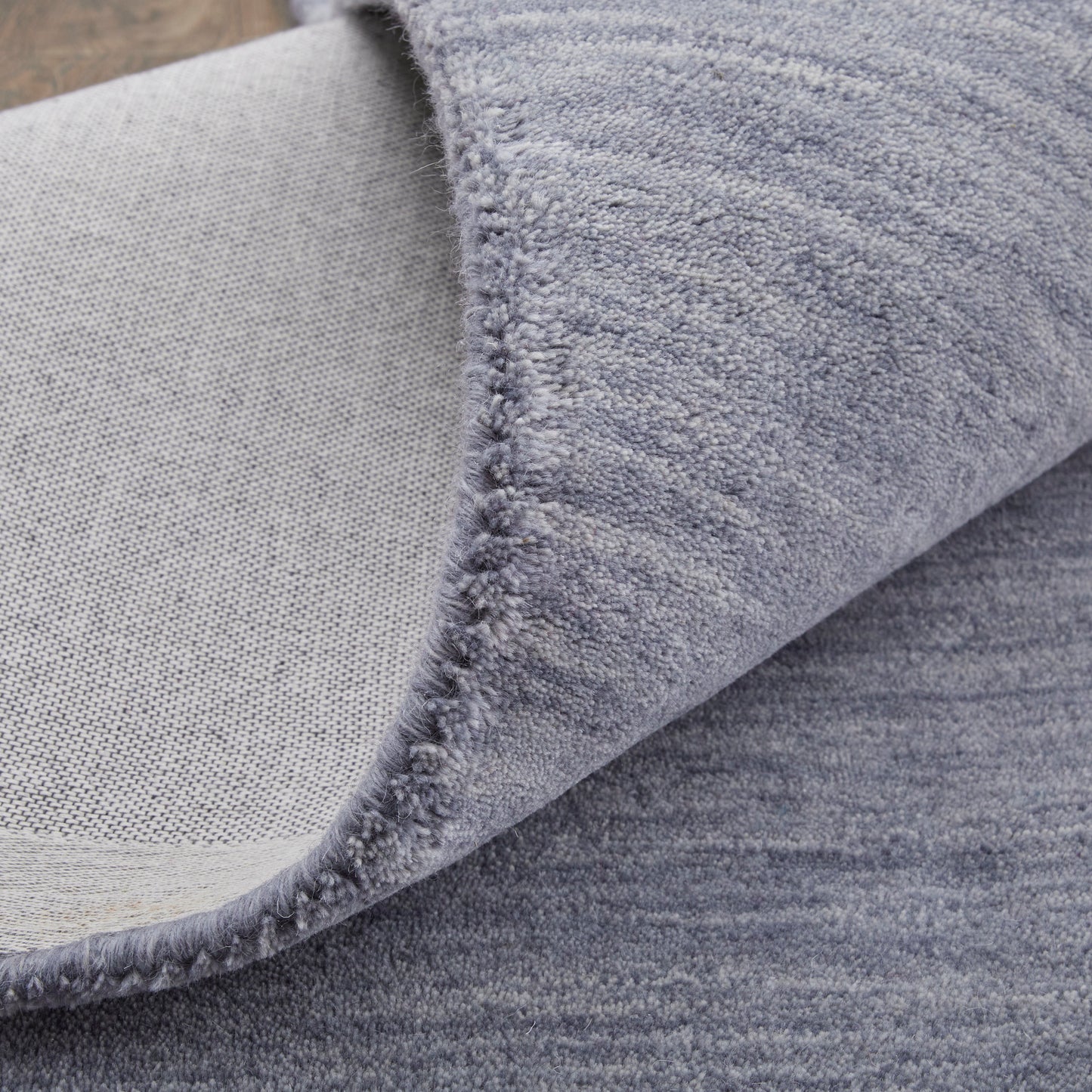 Luna Modern/Casual Gray/Blue Area Rug