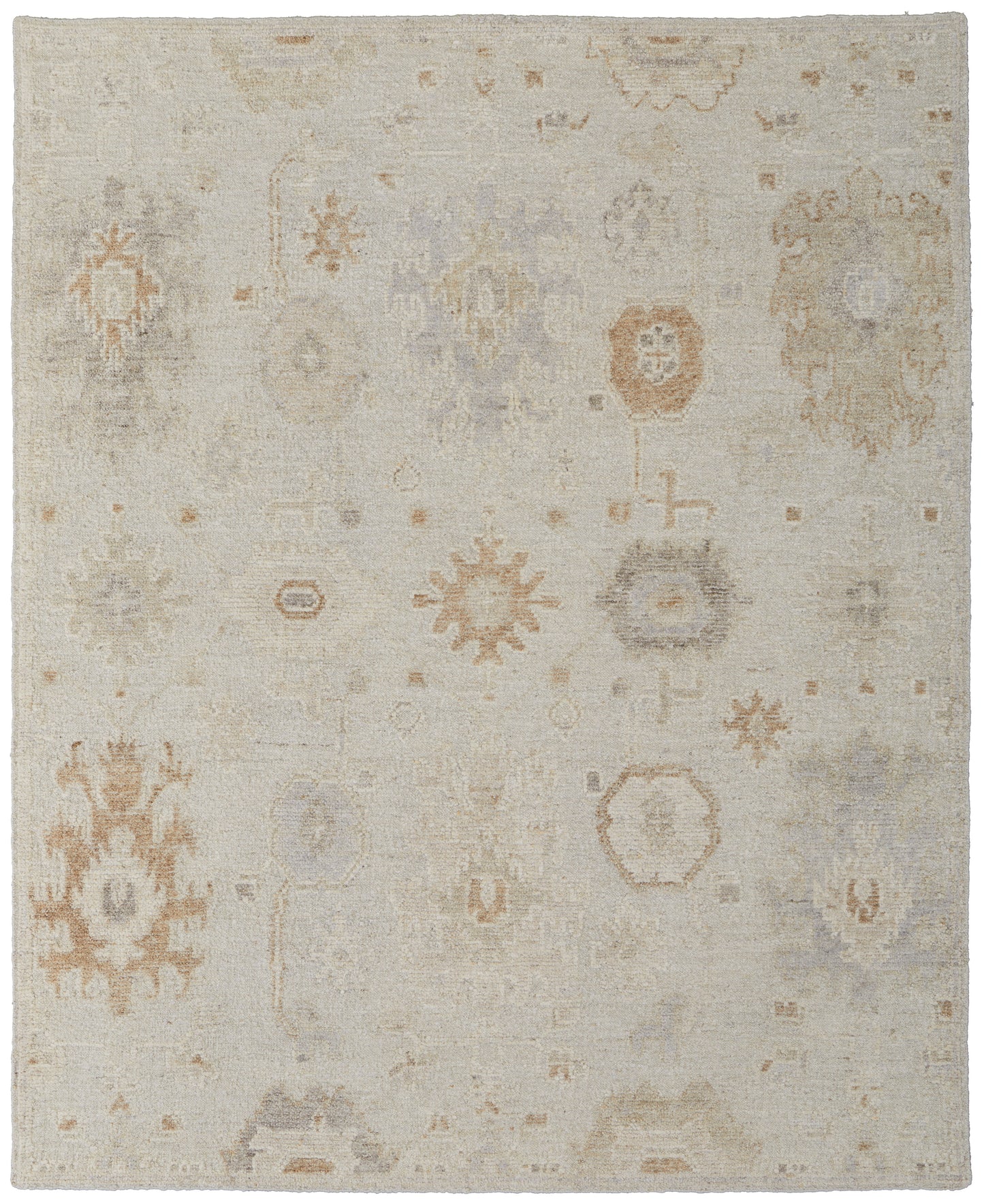 Grafton Transitional/Craftsman/Bohemian & Eclectic Floral & Botanical Tan/Ivory/Orange - Feizy Rug
